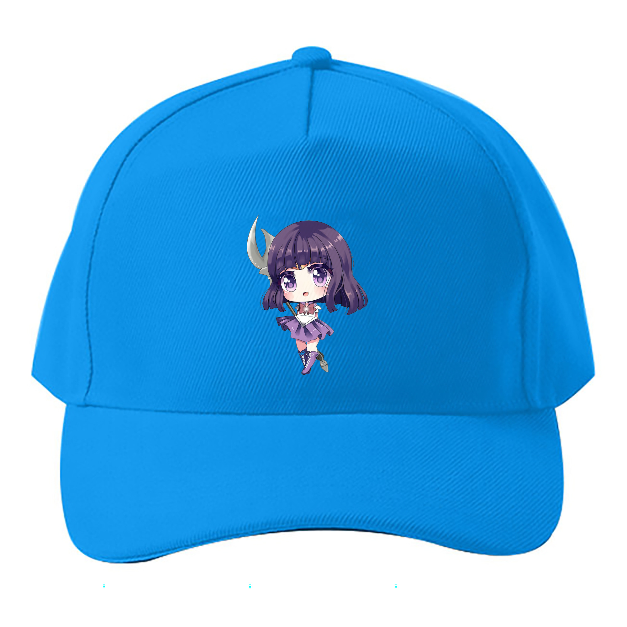 （画像用） 美少女戦士セーラームーン 土萠ほたる Sailor Moon Tomoe Hotaru （セーラーサターン；Sailor Saturn） ベースボールキャップ 綿100％ 男女兼用 帽子 スポーツ